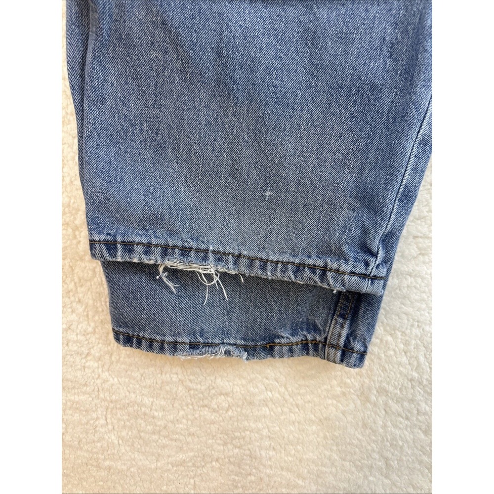 Levi's Men's 550 Jeans 38x29 (36x27) Regular Fit Straight Leg High Rise Distress - Picture 11 of 14